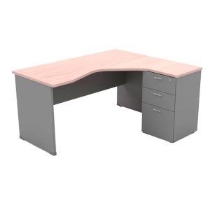 ESCRITORIO L CON CAJONERA LATERAL