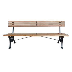 BANQUETA PLAZA FIERRO FUNDIDO