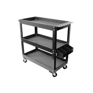 CARRO PORTATIL MECANICO PORTA HERRAMIENTAS 3 NIVELES NEGRO