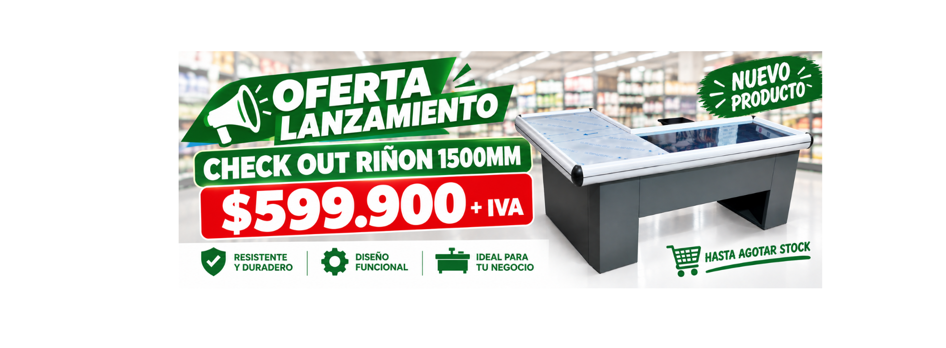 OFERTA CHECK OUT 1500 RIÑON